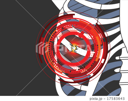 vector illustration of broken ribs vector illustration of broken ribs 17583643