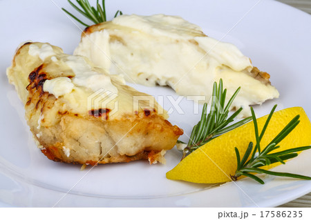Baked perch fillet Baked perch fillet 17586235