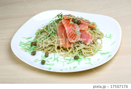 Pasta with salmon Pasta with salmon 17587178