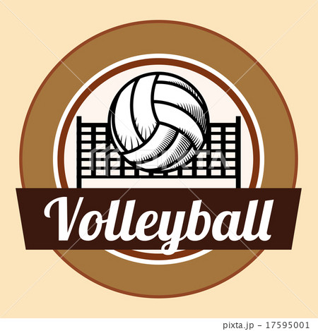 Volleyball design 17595001