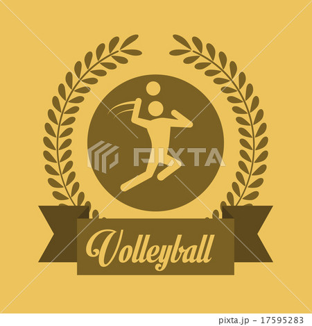 Volleyball design 17595283