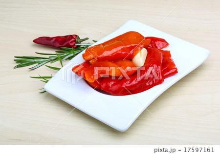 Marinated red pepper Marinated red pepper 17597161