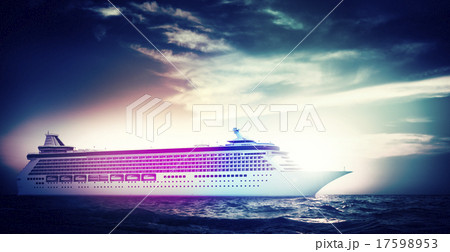 Yacht Cruise Ship Sea Ocean Tropical Scenic Concept 17598953