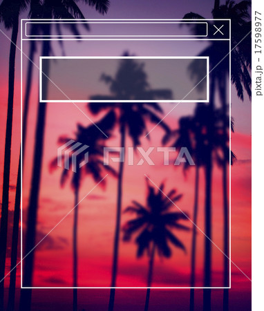 Copy Space Frame Summer Vacation Holiday Concept 17598977