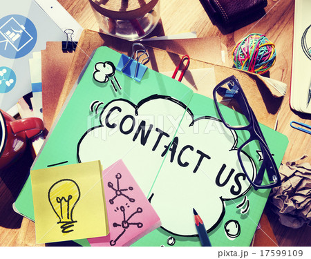 Contact Us Hotline Info Service Customer Care Concept Contact Us Hotline Info Service Customer Care Concept 17599109