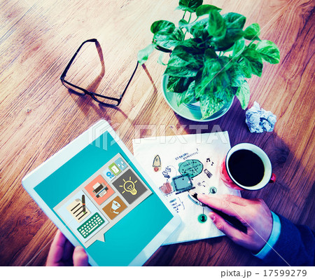 Content Blog Blogging Idea Media Internet Email Concept 17599279