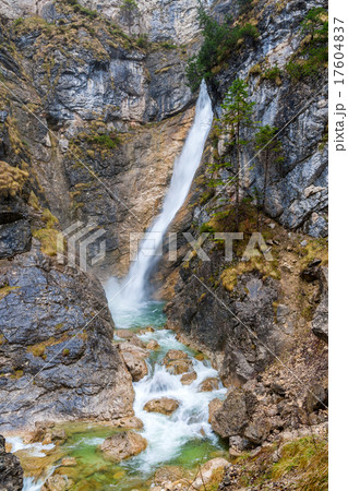 Pollat Gorge waterfall in Neuschwanstein - Germany 17604837