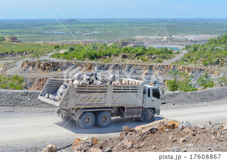 Limestone quarry and transportation Limestone quarry and transportation 17608867