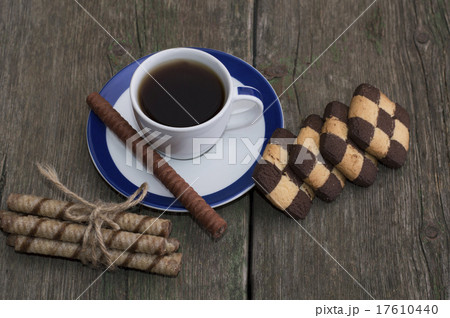 coffee and two rows on the shabby desktop coffee and two rows on the shabby desktop 17610440