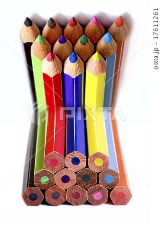 Color pencil set as abstract statistic Color pencil set as abstract statistic 17611261
