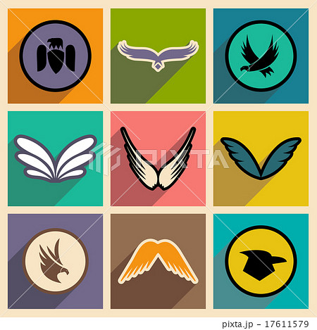 Stylish assembly eagle logo 17611579