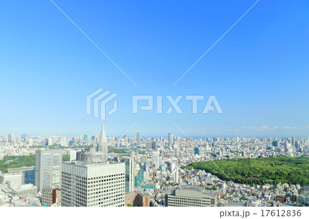 東京の街並み（ビル群と青空の風景） 17612836