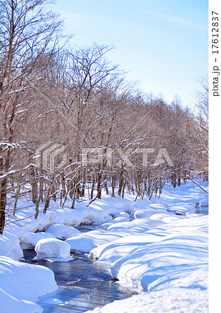 冬山のせせらぎ 17612837