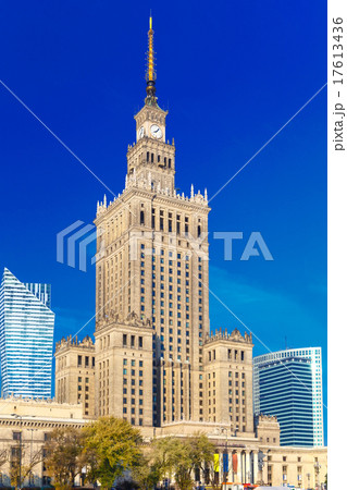Palace of Culture and Science in Warsaw city 17613436