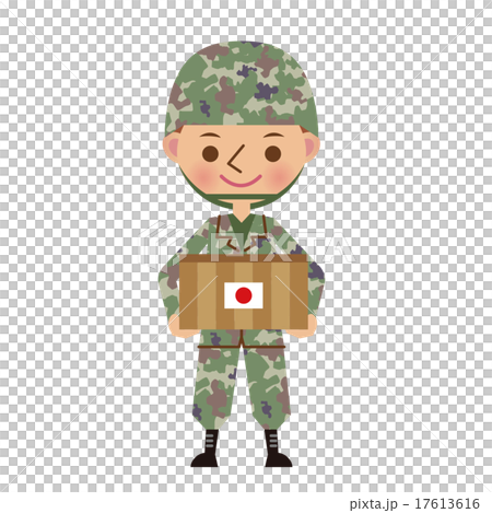 Japanese Self-Defense Force with relief supplies 17613616