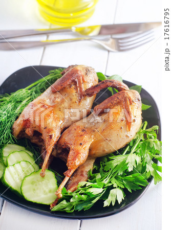 fried quail 17616795