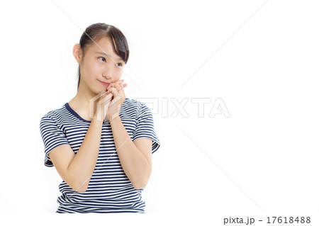 健康的な可愛い女子高生 17618488