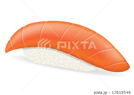 sushi with salmon vector illustration 17619549