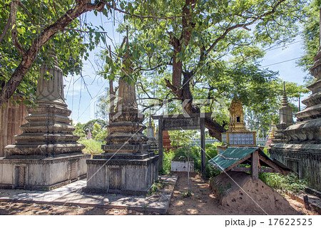 カンボジア　シェムリアップ　ワットボー 17622525