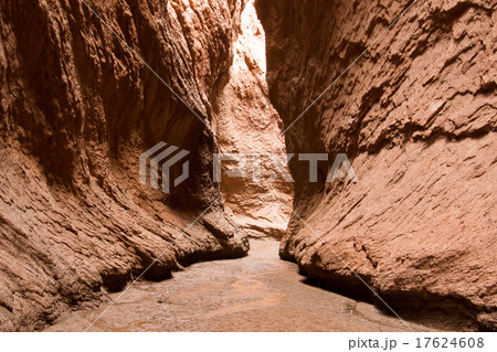 Narrow way out of a canyon Narrow way out of a canyon 17624608