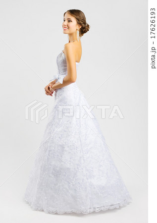 Young woman in wedding dress 17626193