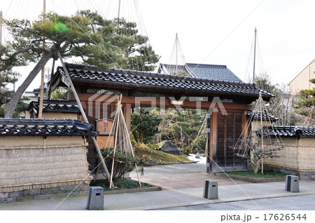金沢　長町武家屋敷通り旧加賀藩士高田家跡 17626544