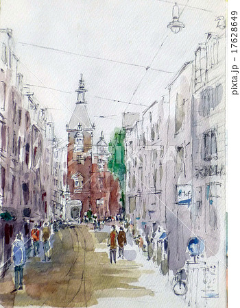 アムステルダムのスケッチ 17628649