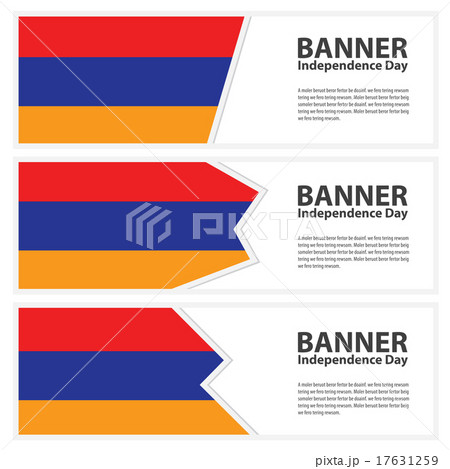 armenia  Flag banners collection independence day 17631259