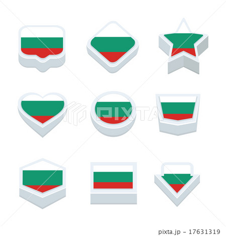 bulgaria flags icons and button set nine styles bulgaria flags icons and button set nine styles 17631319