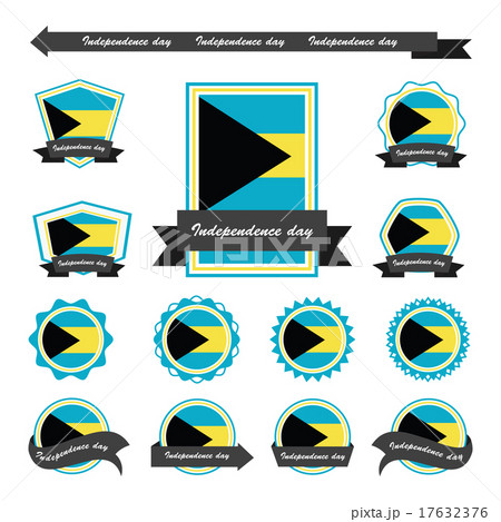 bahamas independence day flags infographic design bahamas independence day flags infographic design 17632376