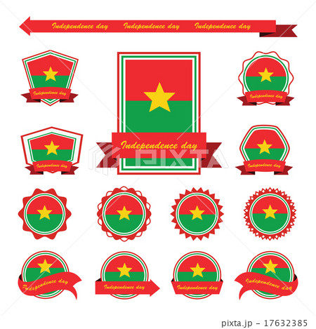 burkina faso independence day flags infographic burkina faso independence day flags infographic 17632385