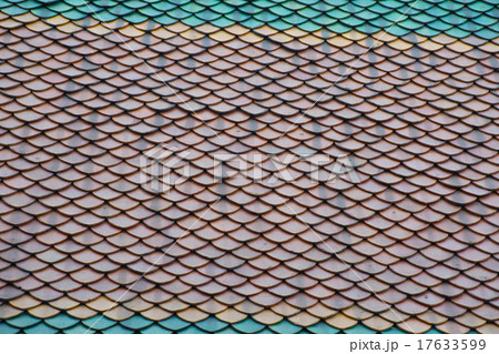 Temple roofing background 17633599