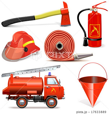 Vector Fire Prevention Icons Vector Fire Prevention Icons 17633889