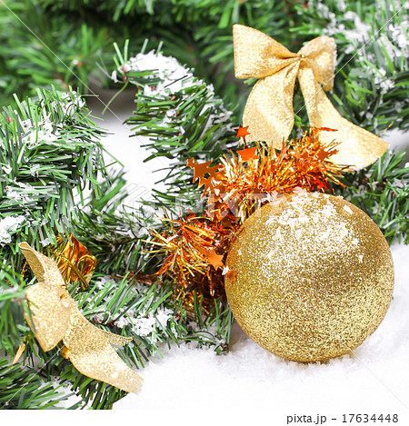 Christmas ball on new year tree Christmas ball on new year tree 17634448