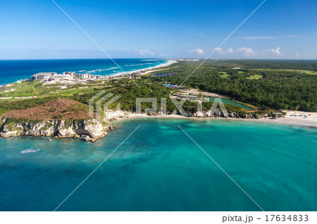 Aerial view of Macao beach Aerial view of Macao beach 17634833