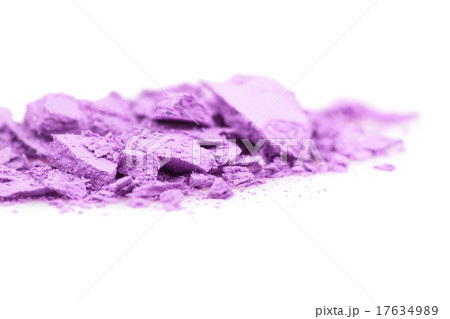 Crushed eyeshadows on white background Crushed eyeshadows on white background 17634989