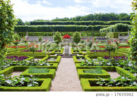 Castle Gardens in the Loire Valley in France Castle Gardens in the Loire Valley in France 17635002