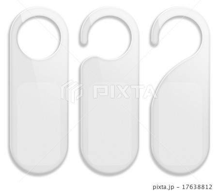 Set of door hanger tags. 17638812