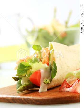 Salmon wrap sandwich Salmon wrap sandwich 17639600