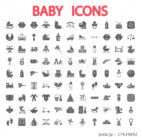 Baby icons set. Baby icons set. 17639892