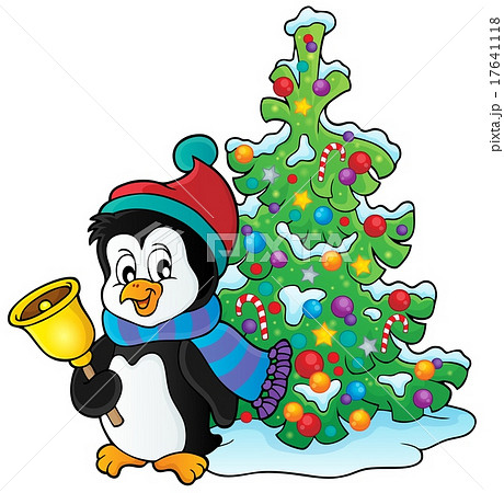 Christmas penguin topic image 3 17641118