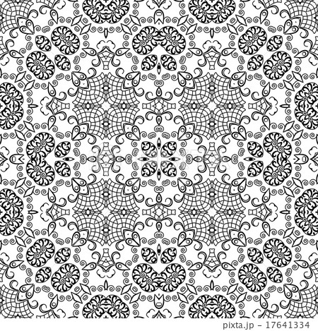 Abstract seamless outline pattern 17641334