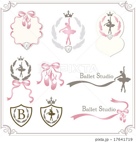 Vector Eps10 Illustration Ballerina S Setのイラスト素材