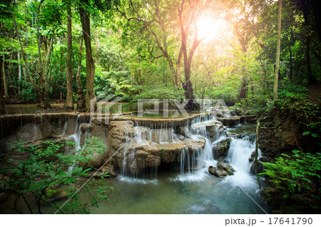 hauy mae kamin water falls in deep forest  17641790