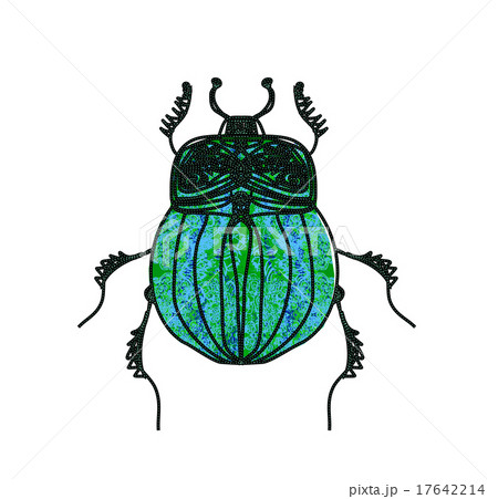Scarab Beetle Vector Scarab Beetle Vector 17642214