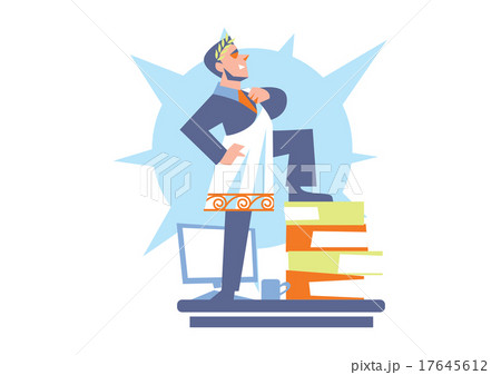 Abstract business concept of office life 17645612