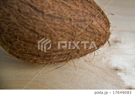 Large whole coconut with hairy surface Large whole coconut with hairy surface 17649083