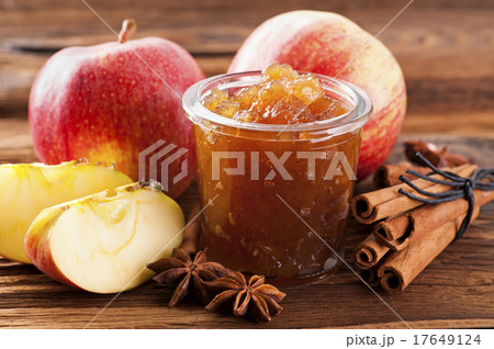apples jam with cinnamon 17649124