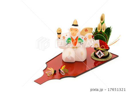 申年・羽子板・門松 17651321