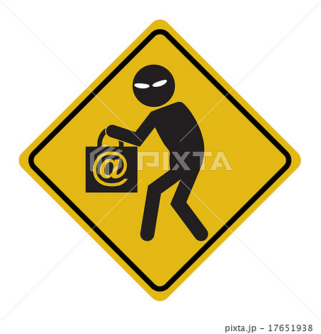 Hacker, Internet security concept. Thief symbol 17651938